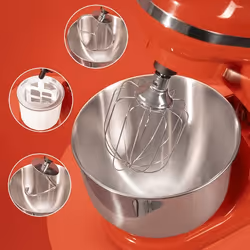Cecotec Cecomixer Merengue 5L 1200 Robot mixer 1200 W Rouge - Vue supplémentaire 6