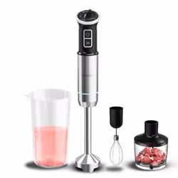 Cecotec Power Neutron 1100MAX Cream&Crush, Mixeur de cuisine, Pileur de glace, 1100 W, Noir, Acier inoxydable