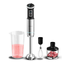 Cecotec Power Neutron 1100MAX Cream&Crush Mixeur de cuisine 1100 W Noir, Acier inoxydable