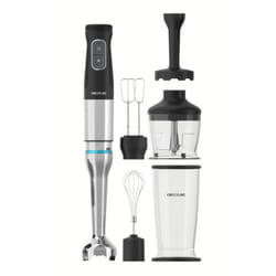 Cecotec 03962 blender Mélangeur par immersion 1500 W Noir, Acier inoxydable