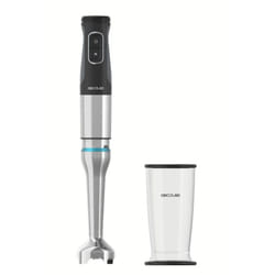 Cecotec 03967 blender Mélangeur par immersion 1200 W Noir, Acier inoxydable
