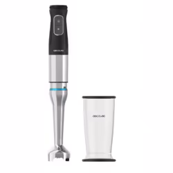 Cecotec 03970, Mélangeur par immersion, 1500 W, Noir, Acier inoxydable