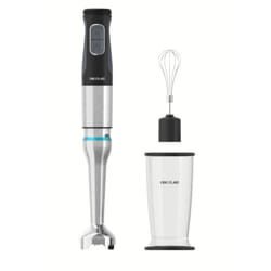 Cecotec 03972 blender Mélangeur par immersion 1500 W Noir, Acier inoxydable