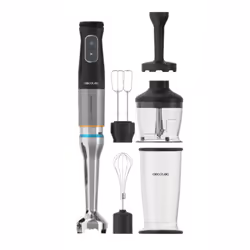 Cecotec 03978, Mélangeur par immersion, 1500 W, Noir, Acier inoxydable