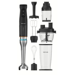 Cecotec 03979 blender Mélangeur par immersion 1500 W Noir, Acier inoxydable