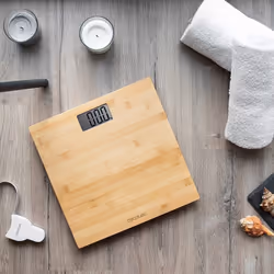 Cecotec Surface Precision 9300 Healthy Carré Bambou Pèse-personne électronique