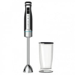 Cecotec 04094 blender 0,8 L Mélangeur par immersion 1500 W Noir, Acier inoxydable