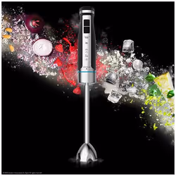 Cecotec 04094 blender 0,8 L Mélangeur par immersion 1500 W Noir, Acier inoxydable