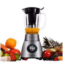 Cecotec Power Black Titanium 1800 Mélangeur de table 1800 W Noir, Acier inoxydable