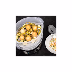 Cecotec Vapovita 3000 Inox robot de cuisine 800 W 1 L Noir, Acier inoxydable, Transparent - Vue supplémentaire 10