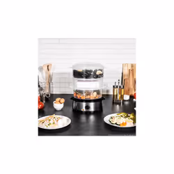 Cecotec Vapovita 3000 Inox robot de cuisine 800 W 1 L Noir, Acier inoxydable, Transparent - Vue supplémentaire 11