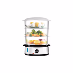 Cecotec Vapovita 3000 Inox robot de cuisine 800 W 1 L Noir, Acier inoxydable, Transparent