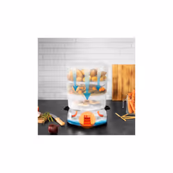 Cecotec Vapovita 3000 Inox robot de cuisine 800 W 1 L Noir, Acier inoxydable, Transparent