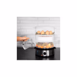 Cecotec Vapovita 3000 Inox robot de cuisine 800 W 1 L Noir, Acier inoxydable, Transparent - Vue supplémentaire 9
