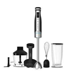 Cecotec PowerGear 1500 XL Mash Pro Mélangeur par immersion 1500 W Noir, Acier inoxydable