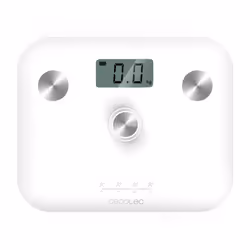 Cecotec 04252, Pèse-personne électronique, 180 kg, 100 g, Blanc, 8 kg, kg/lb