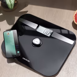 Cecotec Surface Precision EcoPower 10200 Smart Healthy Carré Noir, Argent Pèse-personne électronique - Vue supplémentaire 12