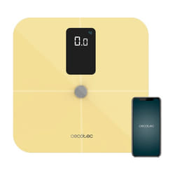Cecotec Surface Precision 10400 Smart Healthy Vision Rectangle Jaune Pèse-personne électronique