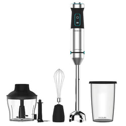 Cecotec 04272 blender 0,8 L Mélangeur par immersion 1500 W Noir, Acier inoxydable