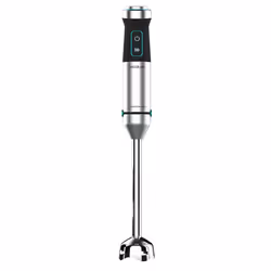 Cecotec 04272 blender 0,8 L Mélangeur par immersion 1500 W Noir, Acier inoxydable