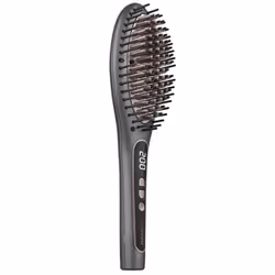 Cecotec Bamba InstantCare 1100 Smooth Brush, Brosse à lisser, À chaleur, Boutons, 140 °C, 220 °C, Gris, Rose