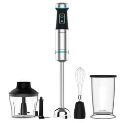 Cecotec Power TitanBlack 1200 XL Cream&Crush 0,8 L Mélangeur par immersion 1200 W Noir, Argent