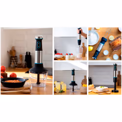 Cecotec Power TitanBlack 1200 XL PerfectCream&Crush Mélangeur par immersion 1200 W Noir, Vert, Acier inoxydable - Vue supplémentaire 15