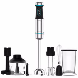 Cecotec Power TitanBlack 1200 XL PerfectCream&Crush Mélangeur par immersion 1200 W Noir, Vert, Acier inoxydable