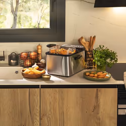 Cecotec Cleanfry Luxury 4000 Friteuse à air chaud 4,2L 3270W Noir, Inox - Vue supplémentaire 5