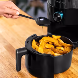 Cecotec Cecofry Essential Rapid MoonTouch Unique 2,5 L Autonome 1200 W Friteuse d’air chaud Noir