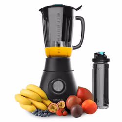 Cecotec Power Black Titanium 1800 Go, Mélangeur de table, 1,8 L, Pileur de glace, 1800 W, Noir