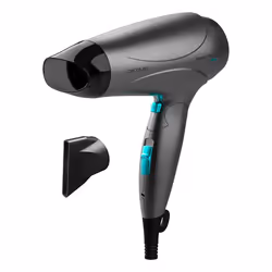 Cecotec Bamba IoniCare Power&amp;Go, Noir, Turquoise, Anneau de suspension, Boutons, Glissière, 2400 W, 1 pièce(s)