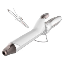 Cecotec Bamba SurfCare Curly Fer à friser À chaleur Argent, Blanc