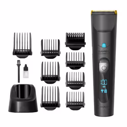 Cecotec Bamba PrecisionCare Wet&Dry, Noir, Gris, Turquoise, Rectangle, 0,5 mm, 3 cm, Tête, Titanium/acier inoxydable
