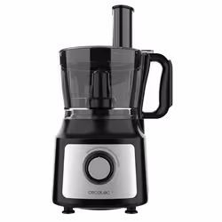 Cecotec 04351 robot de cuisine 1000 W 2 L Noir, Acier inoxydable