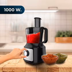 Cecotec 04351 robot de cuisine 1000 W 2 L Noir, Acier inoxydable - Vue supplémentaire 4