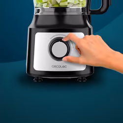 Cecotec 04351 robot de cuisine 1000 W 2 L Noir, Acier inoxydable - Vue supplémentaire 6