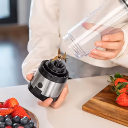 Cecotec 04396 blender 0,4 L Mixeur portable 126 W Noir, Acier inoxydable - Vue supplémentaire 5