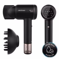 Cecotec Bamba IoniCare RockStar Ion Touch sèche-cheveux 1600 W Noir