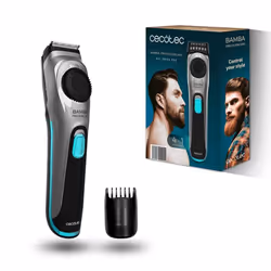Cecotec Bamba PrecisionCare AllDrive Pro, Noir, Argent, 1 mm, 2 cm, 0,5 mm, Barbe, Acier inoxydable