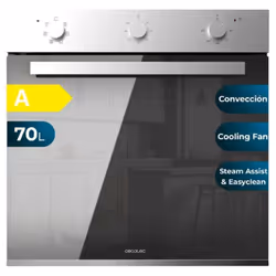 CARACTÉRISTIQUES : Grande capacité : cuisinez pour toute la famille avec sa grande capacité de 70 litres et son plateau 5 pos ...