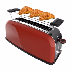 Cecotec Grille-pain vertical Toastin' time 850 Red Long