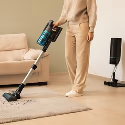 Cecotec Conga Rockstar 10000 Nebula Station Aspirateur-balai 2 en 1 Secteur Sec Sans sac 3 L 450 W Noir, Acier inoxydable - Vue supplémentaire 6