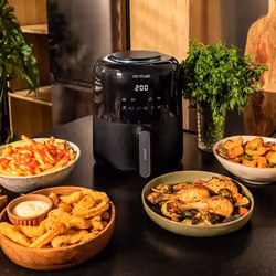 Cecotec 04982 friteuse Unique 2,5 L Autonome 1200 W Friteuse sans huile Noir