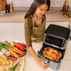 Cecotec 04984 Friteuse Sans Huile Airfryer 8 L Noir Acier Inoxydable 1800W - Vue supplémentaire 4