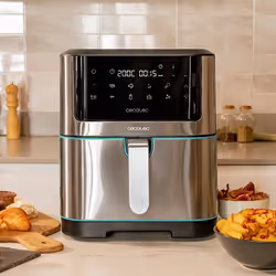 Cecotec 04984 Friteuse Sans Huile Airfryer 8 L Noir Acier Inoxydable 1800W - Vue supplémentaire 6