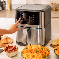 Cecotec 04984 Friteuse Sans Huile Airfryer 8 L Noir Acier Inoxydable 1800W - Vue supplémentaire 7