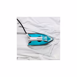 Cecotec ForceTitanium 450 Fer à repasser à sec ou à vapeur Semelle Titanium 2600 W Noir, Bleu, Blanc