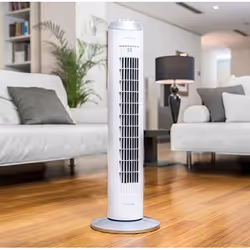 Cecotec FORCESILENCE 8090 SKYLINE Argent, Blanc