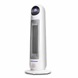 Cecotec Ready Warm 10100 Smart Ceramic, Chauffage de ventilateur électrique, Vitrocéramique, Intérieure, Sol, Blanc, LED